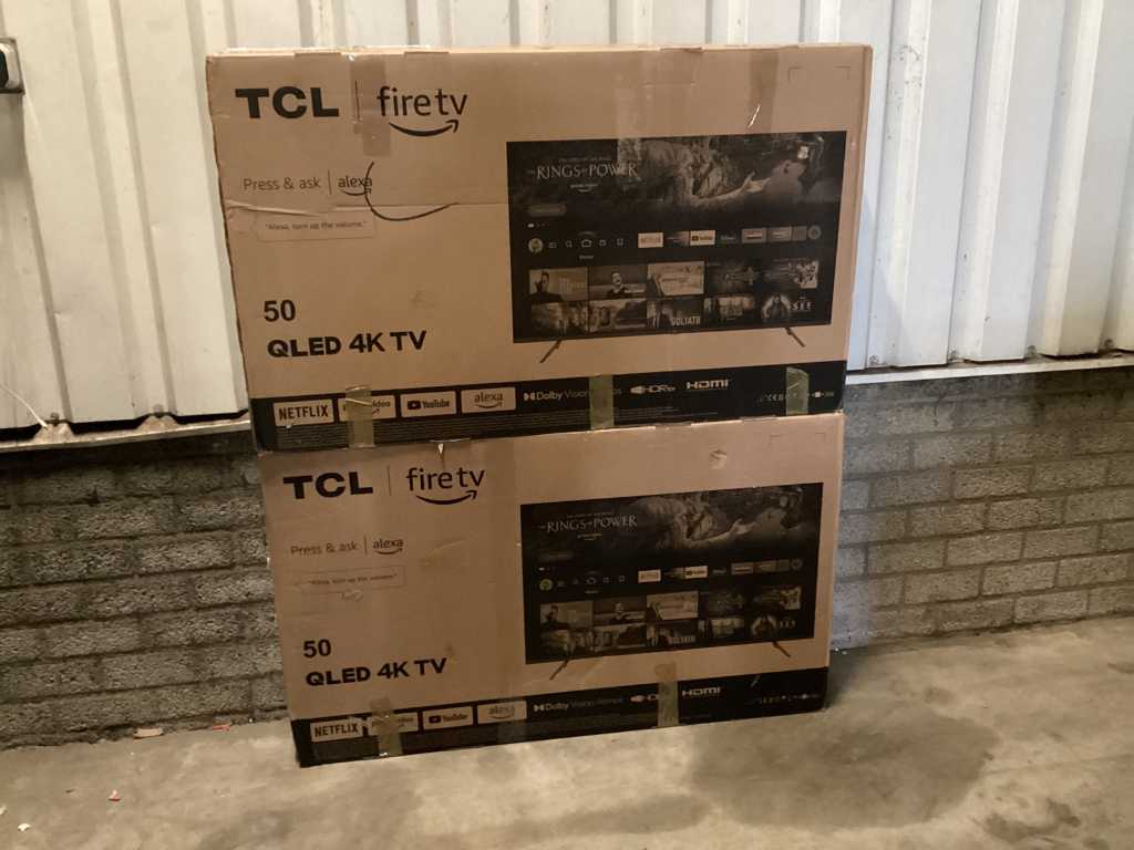 Tcl - Qled - 50 Inch - Televisie (2x)