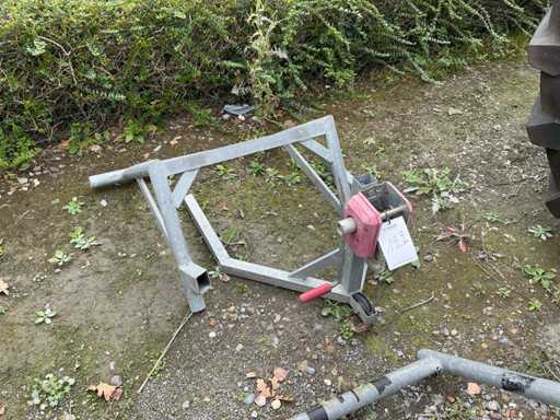 Hijsframe voor steiger