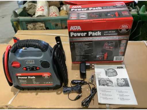 A.P.A 250/500A Starthilfe / Booster mit Kompressor