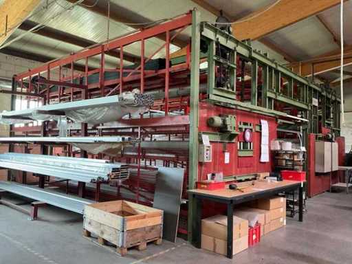 1998 Dornieden ULD-10S-37/550 Paternoster Gehäuse mit Aluminiumprofilen