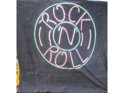 Dekorstoff: Rock'n'Roll-Neon