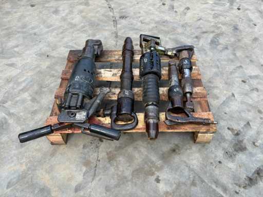 ATLAS COPCO / SULLAIR  Pneumatic hammers and rotary percussion tools set