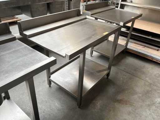Ingangstafel links rvs