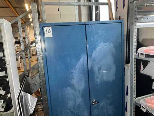 Cabinet with contents