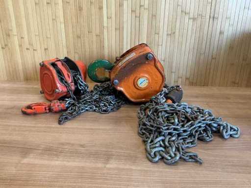 including Mennens Lifting Chain Hoist (2x)