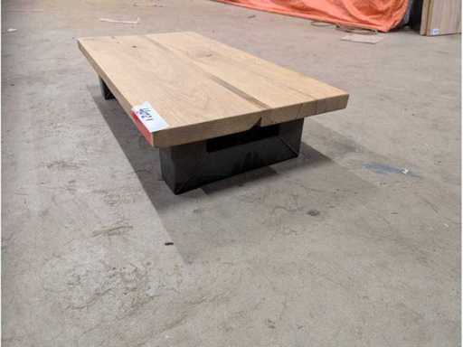 Tavolino da caffè in quercia recuperata 87x45x20cm