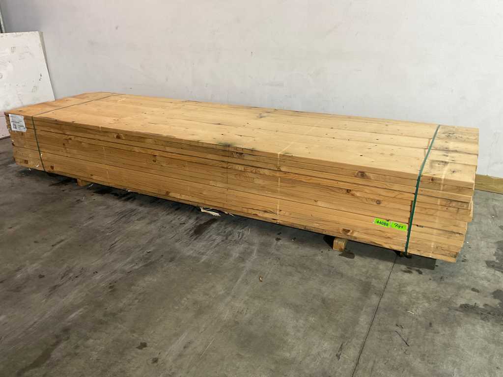 Vuren plank 390x23,5x3,8 cm (10x)

