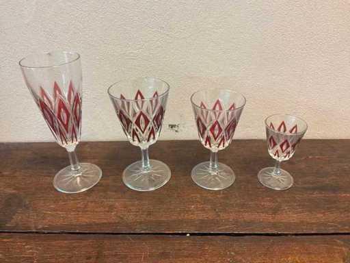 VMC Kristallen Glazen (24x)