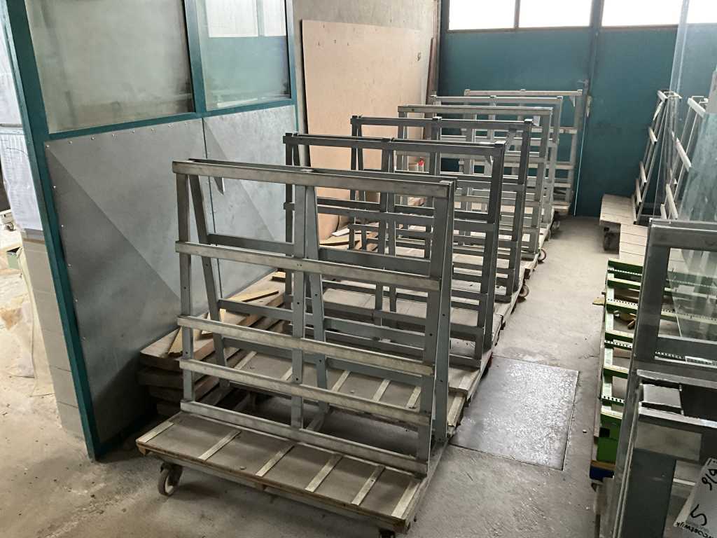 Transport trolley for glass (10x)
