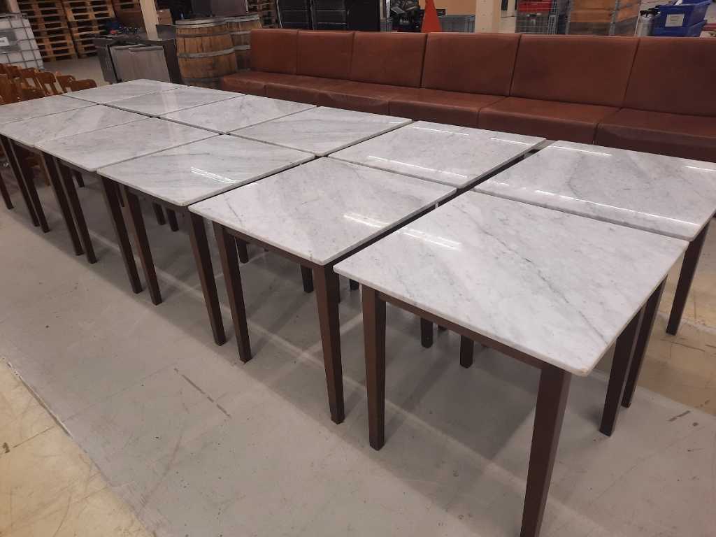 Restaurant table marble (4x)