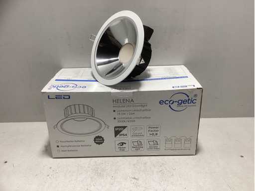 Eco-getic HELENA  Modular LED Downlight 19,5W/25W 200mm Winkelverlichting (8x)