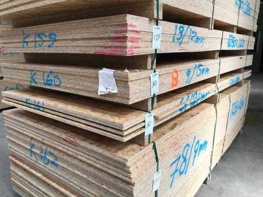 OSB plates 15mm 1250x2620mm (9x)