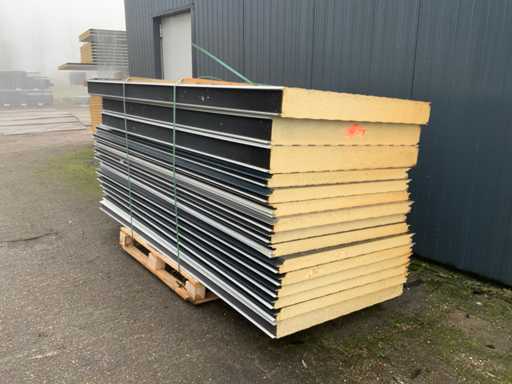 SAB-profile W60 - W100 - W120 - 1100 - Wand Sandwichpanelen (15x) 36m2