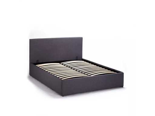 LLB - Bâle - Lit français Bâle avec espace de rangement sous le lit et base à lattes