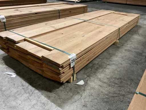 Eiken dakbeschot 20x180 mm (43x)