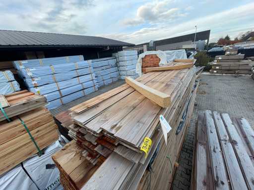 Batch of Douglas profiles 5000x175x18mm