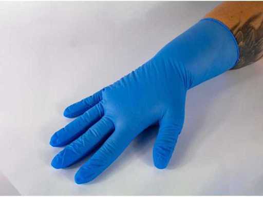 Husk Medical - Extended Nitrile Examination Glove - Examination Glove Extended Cuff - (36000x)