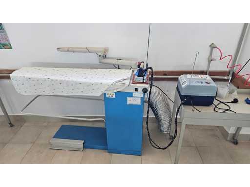 STÓŁ STIR SYSTEM SRL: 2110 KOCIOŁ: SUPER MINI 2035 Przemysłowa stacja prasowalnicza • SYSTEM MIESZANIA + Silter • 2110 + 2035