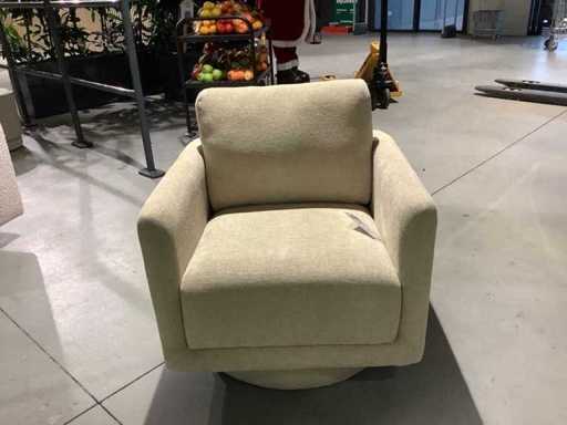 WOOOD Fauteuil pivotant Oscar