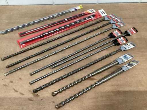 KWB mix kavel diverse lange boren (12x)