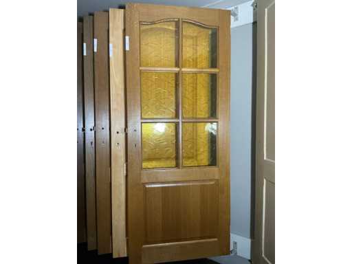 Porte intérieure en bois massif