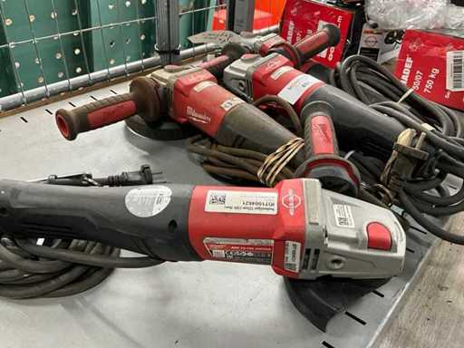 Milwaukee AGV 13-125 Haakse slijpmachine (4x)