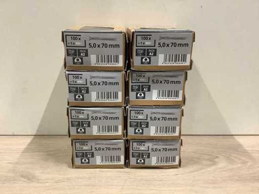 Helpmate Patio Screws 5.0x70mm (800x)