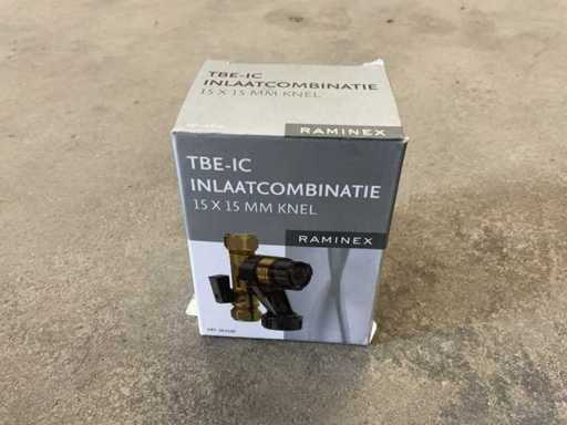 Raminex TBE-IC combinazione di ingresso a compressione 15x15mm (2x)