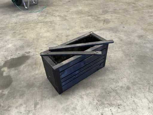 Imprägnierter Kiefernblütenkasten – 70x30x40 cm