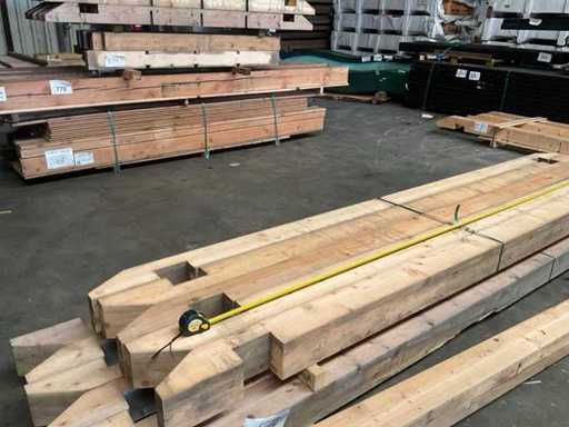 Hobelder Tannenmast – 276x14x14 cm (5x)