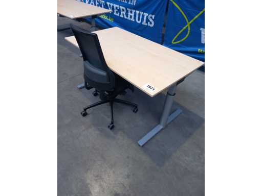 Gispen Bureautafel + Axia bureaustoel