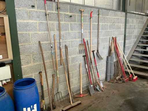 Batch of steel tools