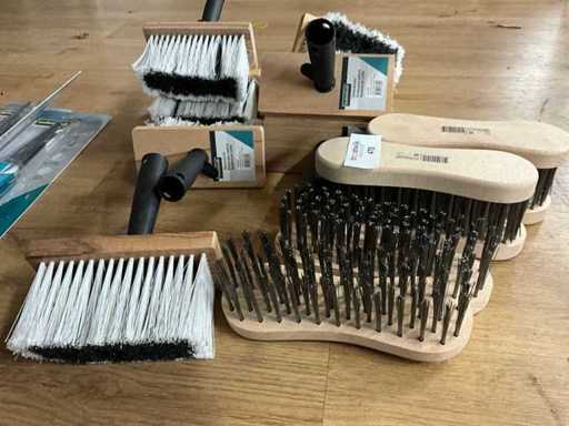 Technocraft Stahlpinsel / Tapetenkleberbürste (14x)