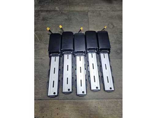 Porte-batterie de 5 pièces pour vélo électrique 