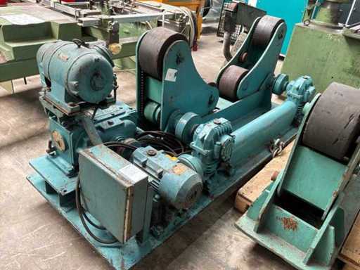Schweißrotator mit angetriebenen Walzen