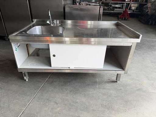 ARBEITSBANK AUS EDELSTAHL 