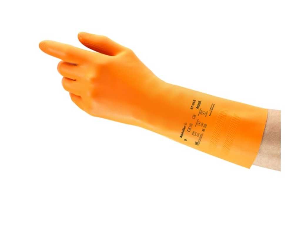 Ansell - 87-955 - Natural Rubber Gloves Size 8.5-9 (216x)