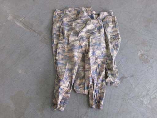 Türk. Veldshorts, ripstop, M2018, Air Force, gevoerd, rits defect (R8) (20x)