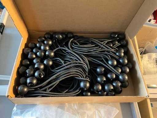 200 xTension gomas negras con cierre de plástico/bola nueva