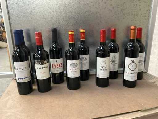 Various red wines (10x)
