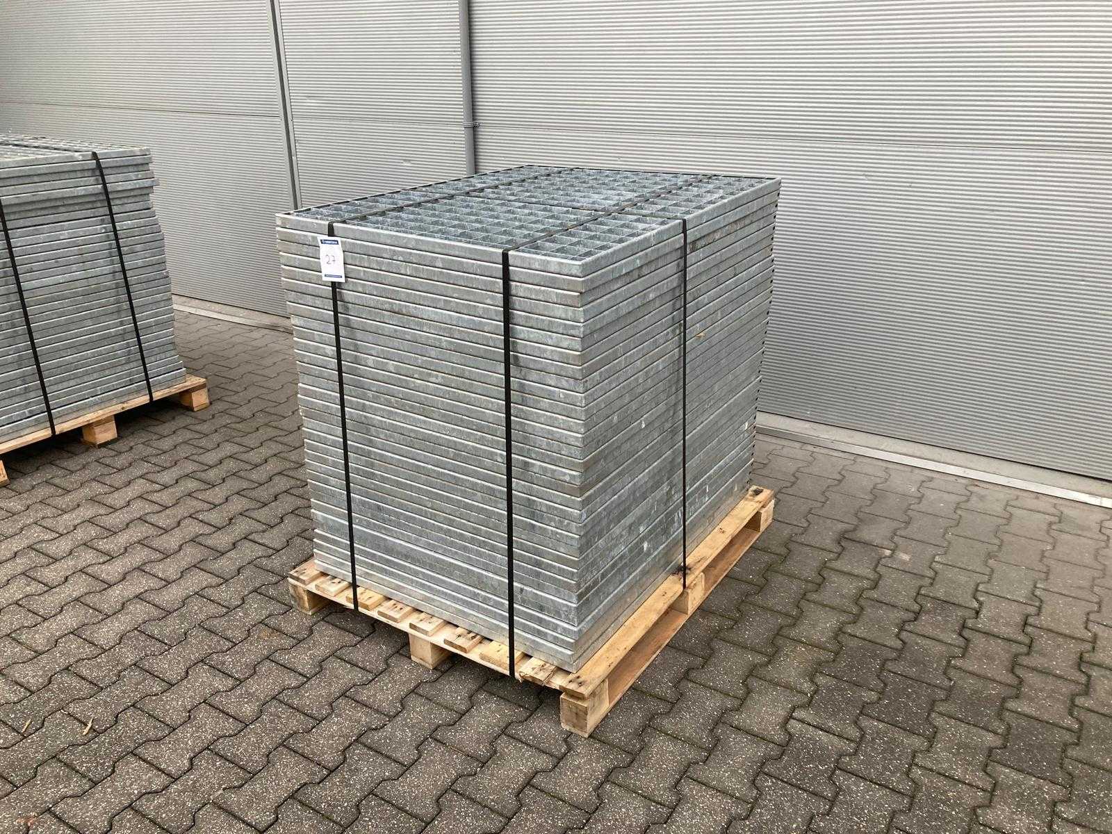 Steel slatted floor 1100x850mm (32x)