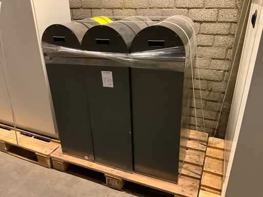 Stalen afvalemmer (6x)