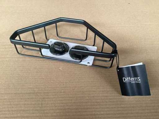 Suportul de duș autoadeziv Differnz, metal de armă (48x)