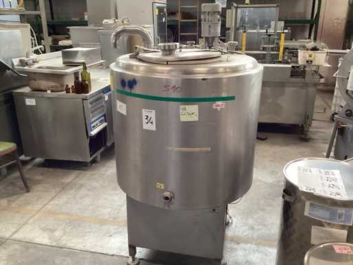 Verticale gekoelde opslagtank