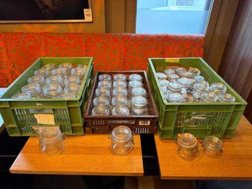 Lot de bocaux de stockage