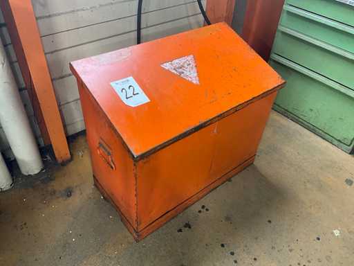 Container voor het schoonmaken van vodden