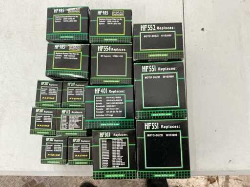 Partij Diverse waaronder,Moto oliefilters