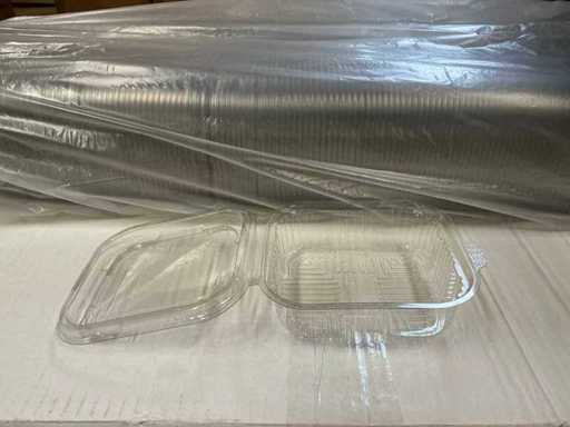 Partij saladeboxen 375cc 132x132x40mm pet (3600x)