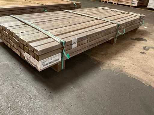 Lemn de grădină de pin 45x65 mm (56x)