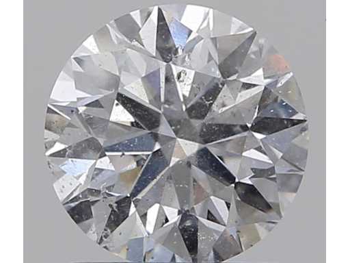 Diamant - 1.01 carat rond geslepen diamant (gecertificeerd)